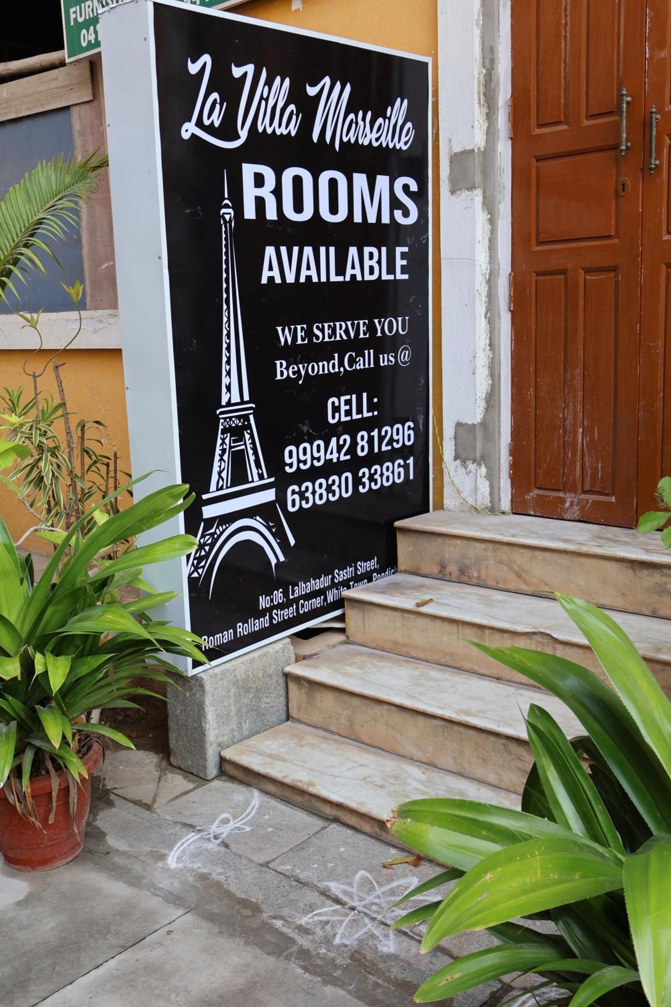 La Villa Marseille Pondicherry Eksteriør bilde